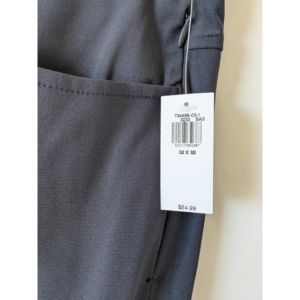 Old Navy Active Tech Hybrid Slim Pants Mens 32x32 Navy Blue 4-Way Stretch New - Picture 2 of 9
